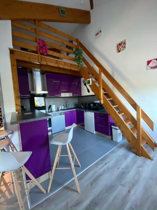 Appartement Lumineux Avec Vue Sur Les Montagnes Morbier Esterno foto